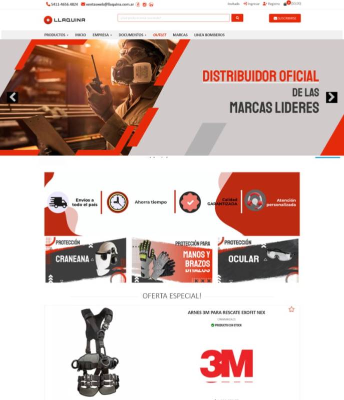 Llaquina - Distribuidor Mayorista de productos de Seguridad Industrial